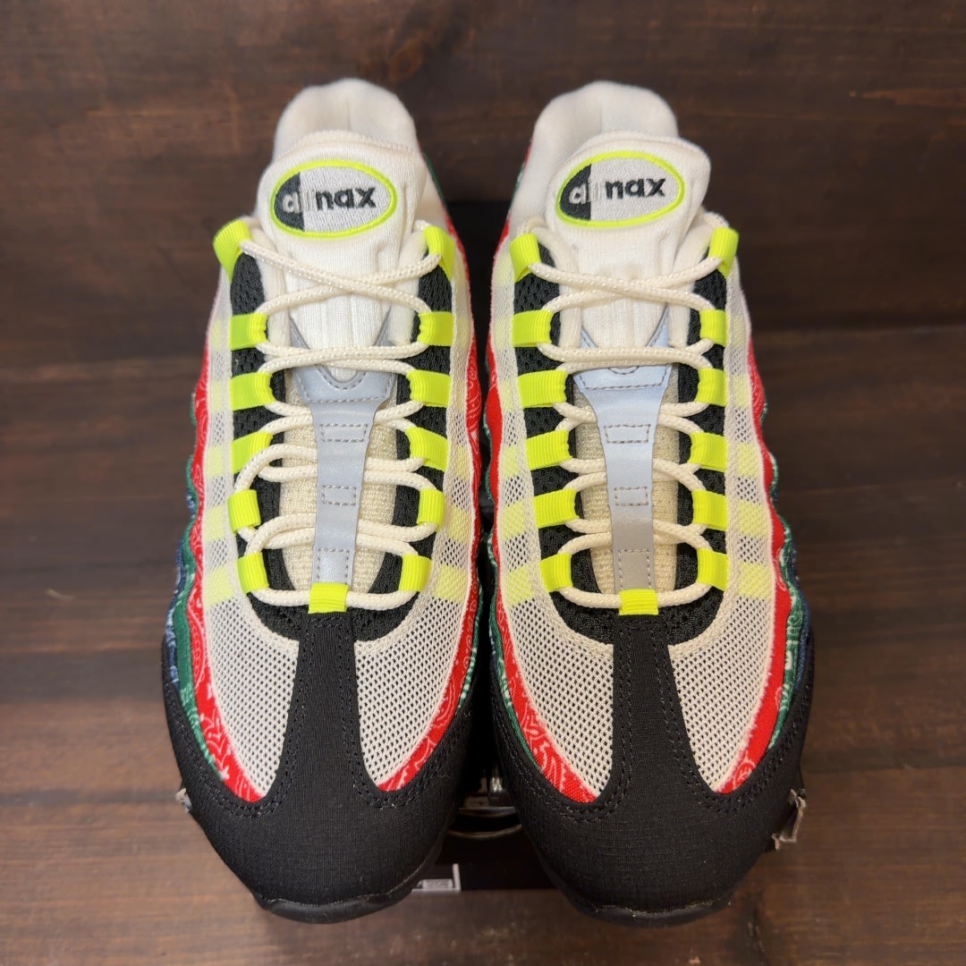Nike Air Max 95 OG Big Bubble Neon Paisley Bandana - Image 3