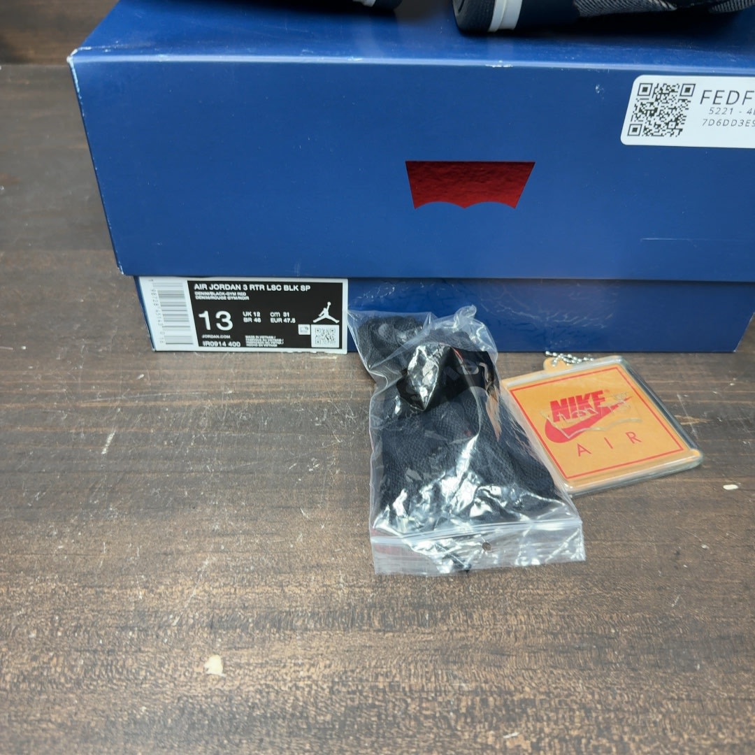 Jordan 3 Retro Levi’s Black - Image 8