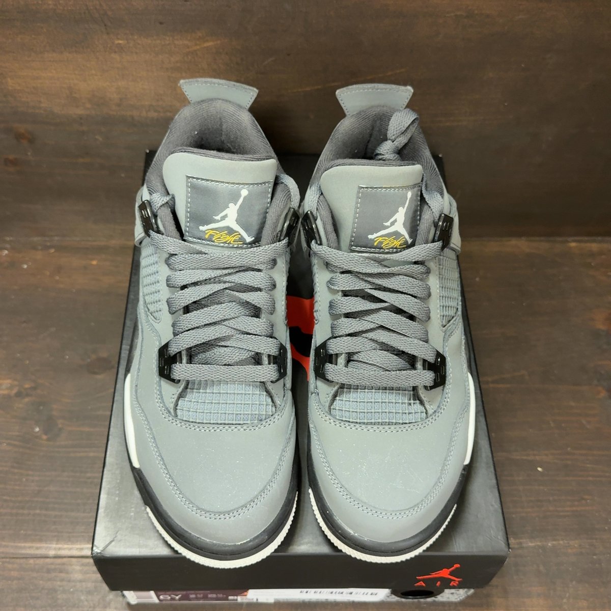 Jordan 4 Retro Cool Grey (2019) (GS) Size 6Y (Pre-Owned) - tag