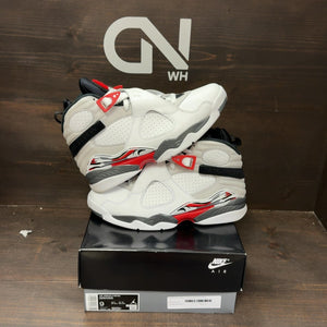 Jordan 8 Retro White True Red (2025) - Image 1
