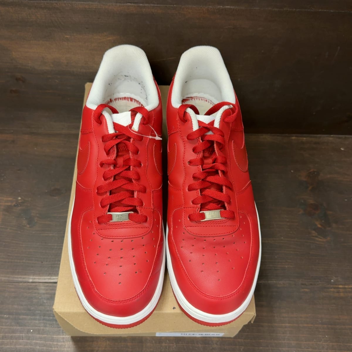 Nike Air Force 1 Low Varsity Red (2010) Size 13 (Pre-Owned) - tag