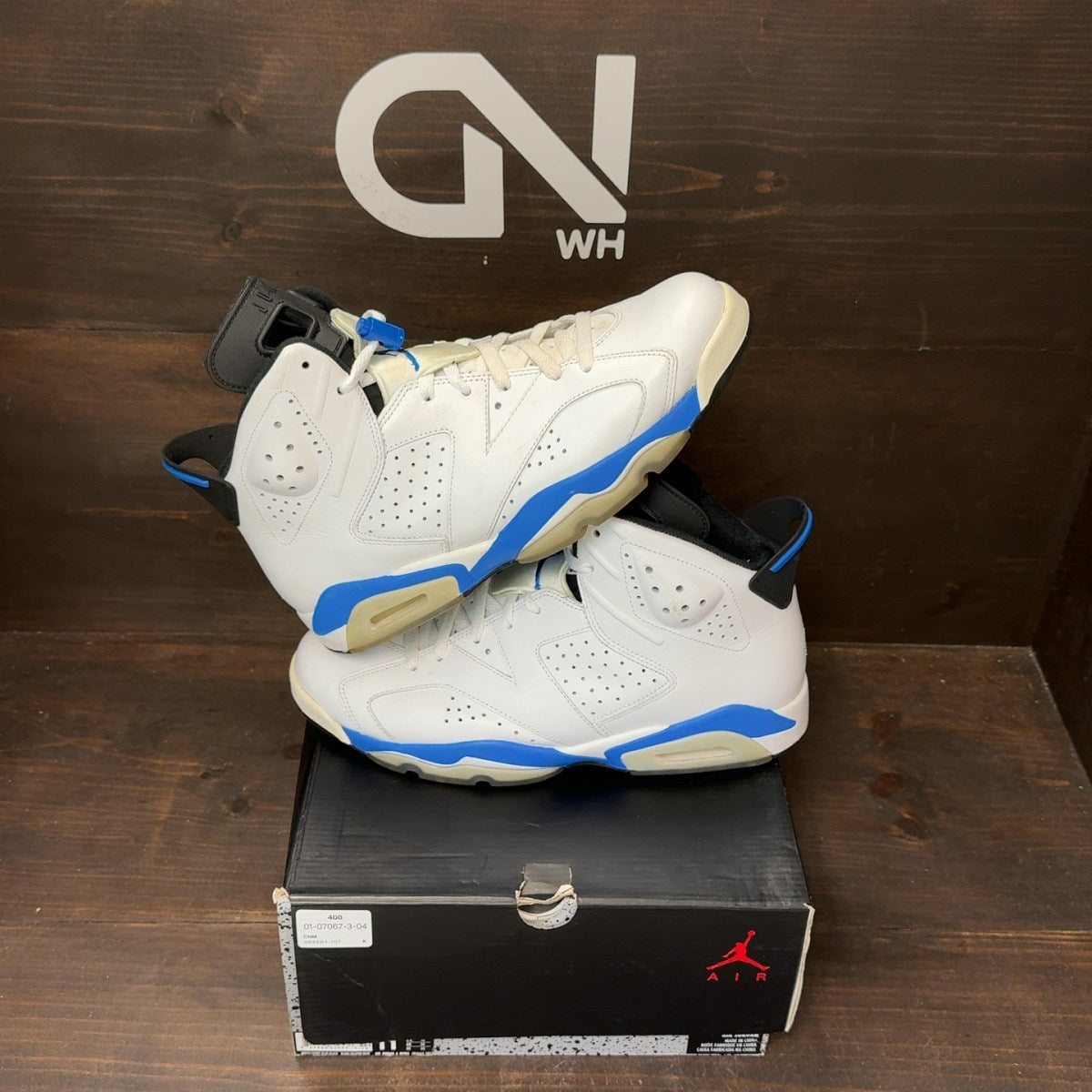 Jordan 6 Retro Sport Blue (2014) - Image 1