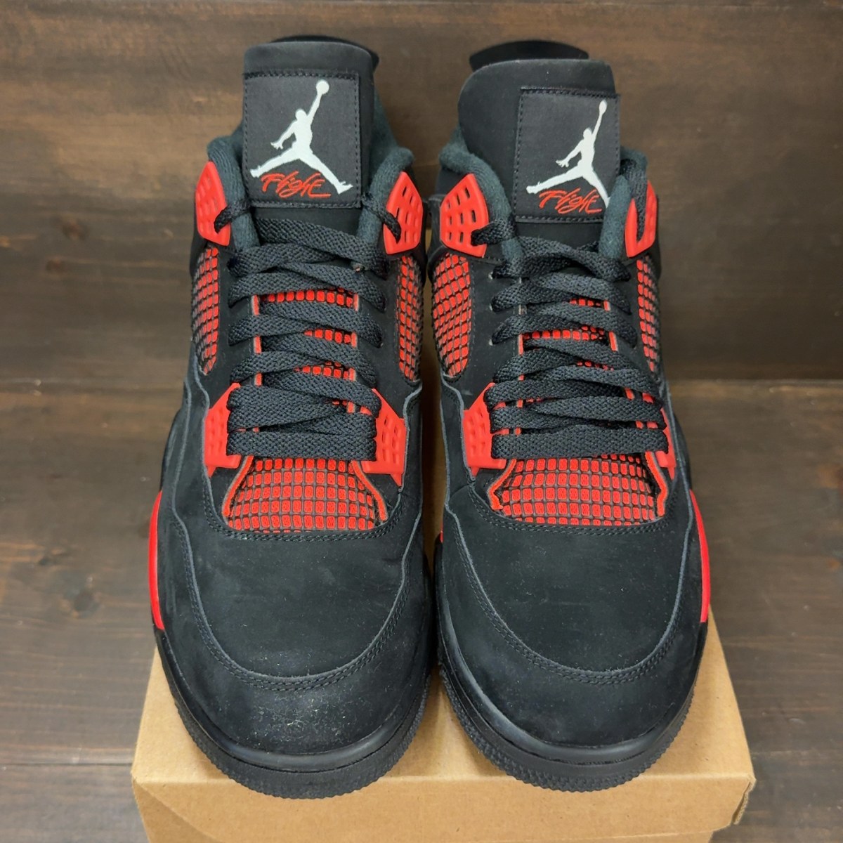 Jordan 4 Retro Red Thunder Size 13 (Pre-Owned) - Image 3
