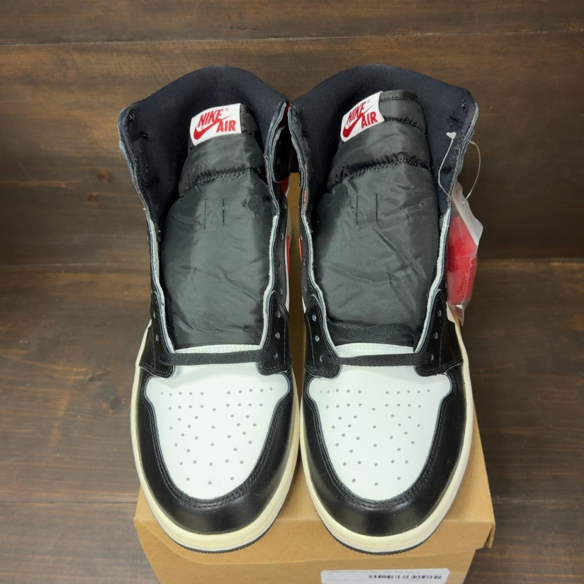 Jordan 1 Retro High Black Gym Red Size 14 - Image 3