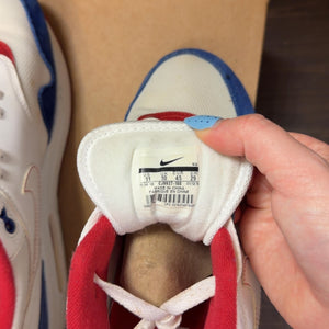 Nike Air Max 1 White Red Blue Size 11 (Pre-Owned) - Image 8