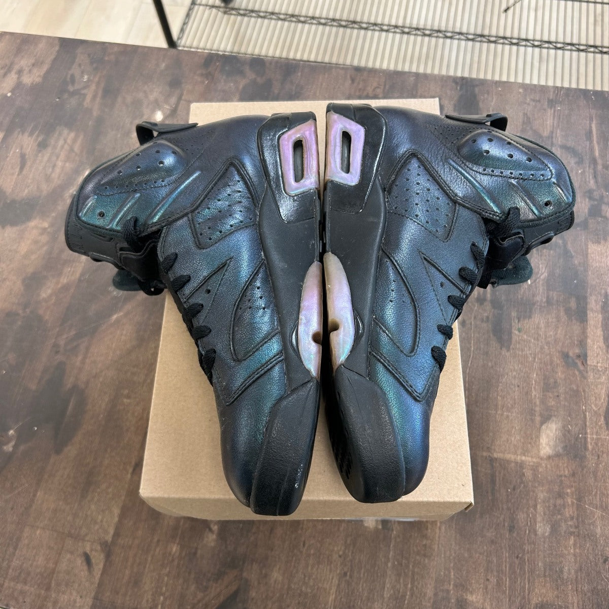 Jordan 6 Retro All-Star Chameleon (2017) Size 10.5 (Pre-Owned) - Image 3