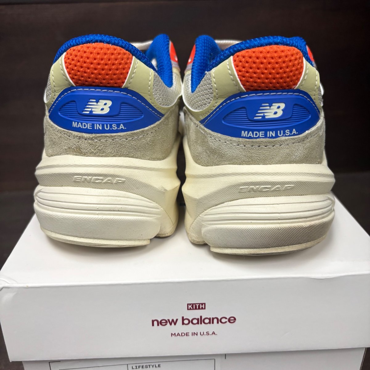 New Balance 990v6 MiUSA Ronnie Fieg Madison Square Garden Sandrift Size 8 (Pre-Owned) - sole