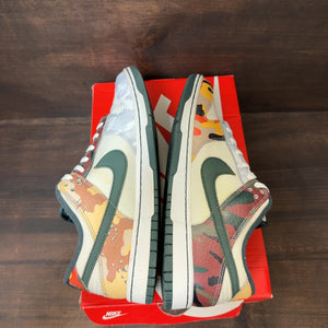 Nike Dunk Low SE Sail Multi-Camo Size 10 (Pre-Owned)