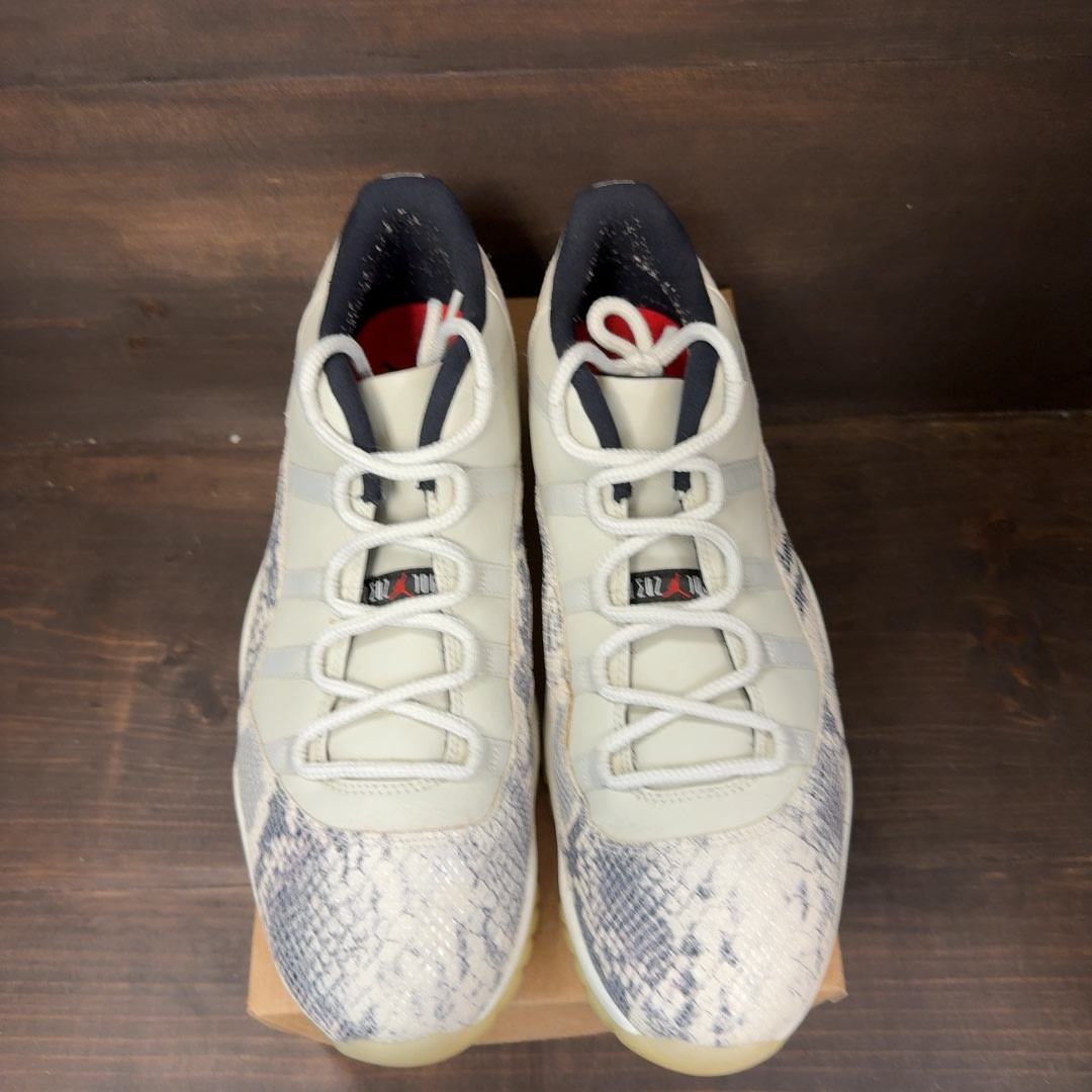 Jordan 11 Retro Low Snake Light Bone Size 15 (Pre-Owned) - Image 3