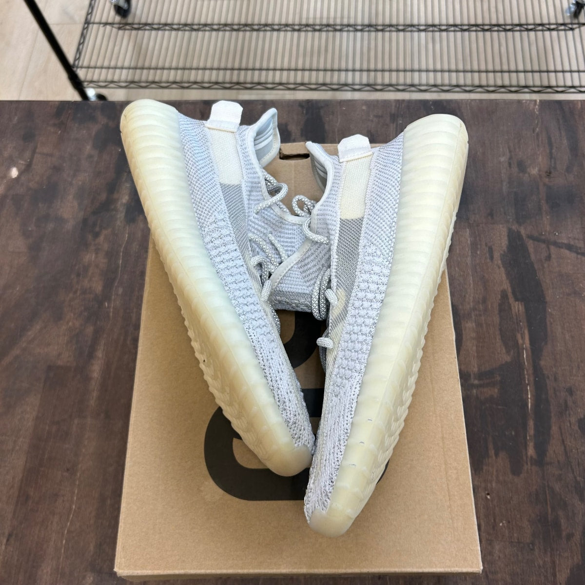 adidas Yeezy Boost 350 V2 Static (Non-Reflective) Size 10 (Pre-Owned) - Image 1