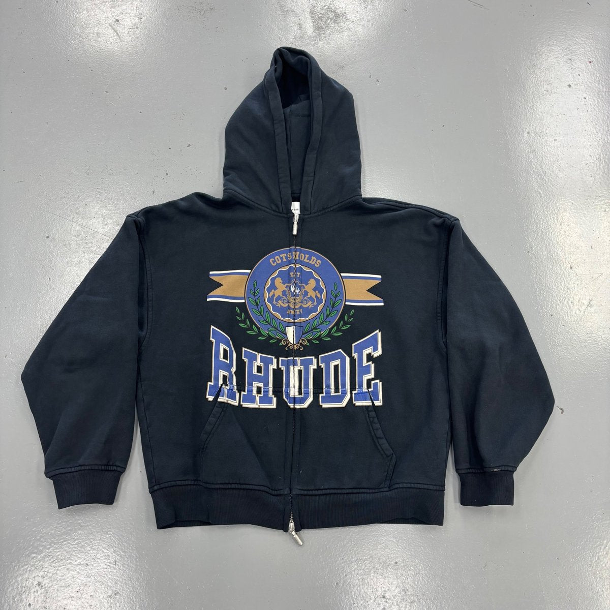 Rhude University Cotsworld Logo Zip Up