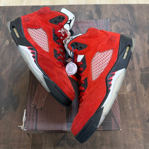 Jordan 5 Retro Raging Bull Red (2021) Size 12 (Pre-Owned) - Image 1