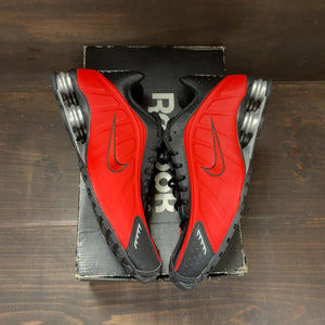Nike Shox R4 University Red Black Metallic Silver Size 12 (Pre-Owned) - back