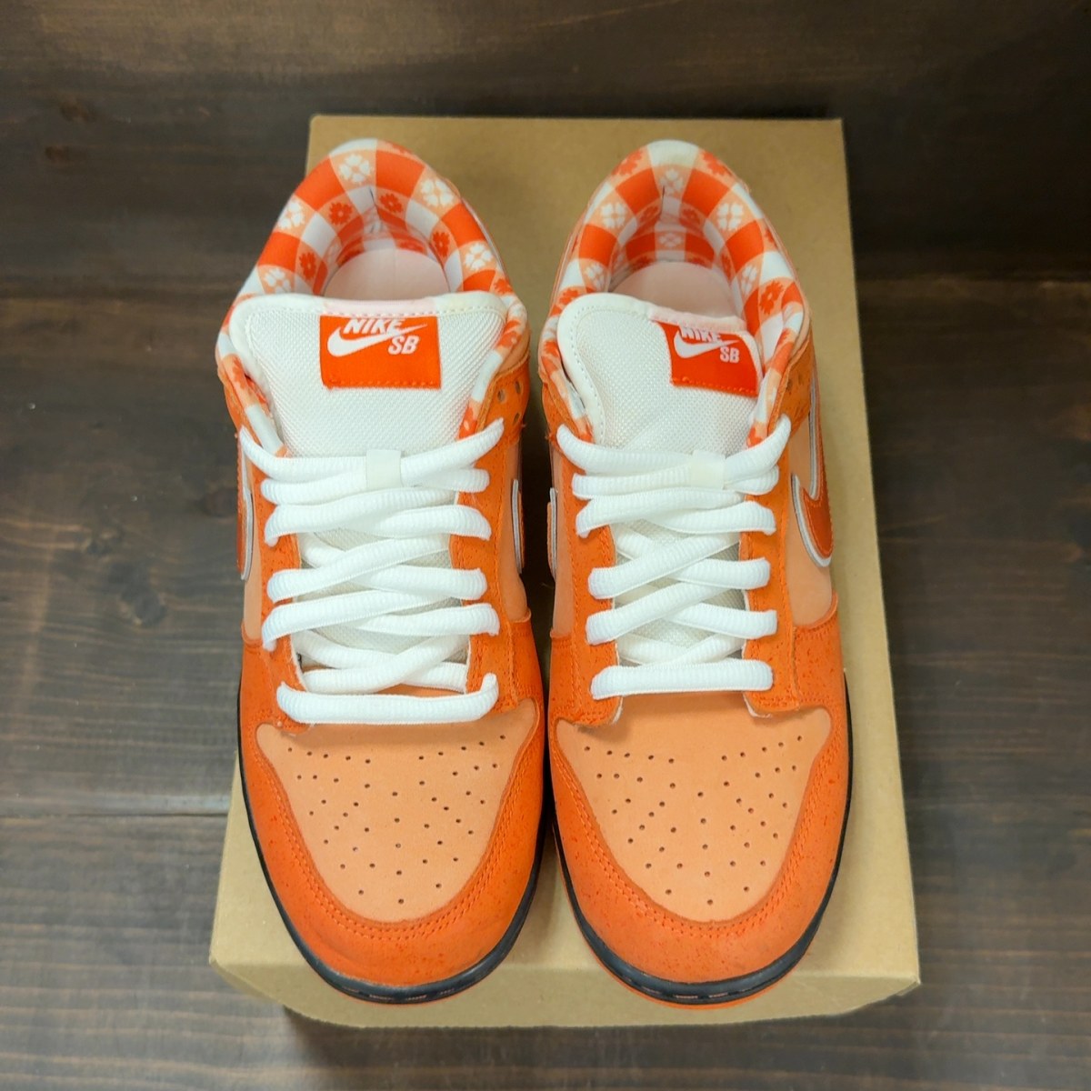 Nike SB Dunk Low Concepts Orange Lobster Size 8 (Pre-Owned) - Image 3
