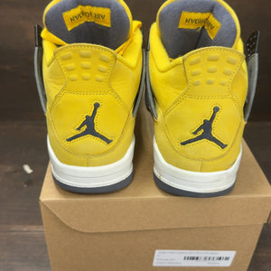 Jordan 4 Retro Lightning (2021) Size 9 (Pre-Owned) - aux