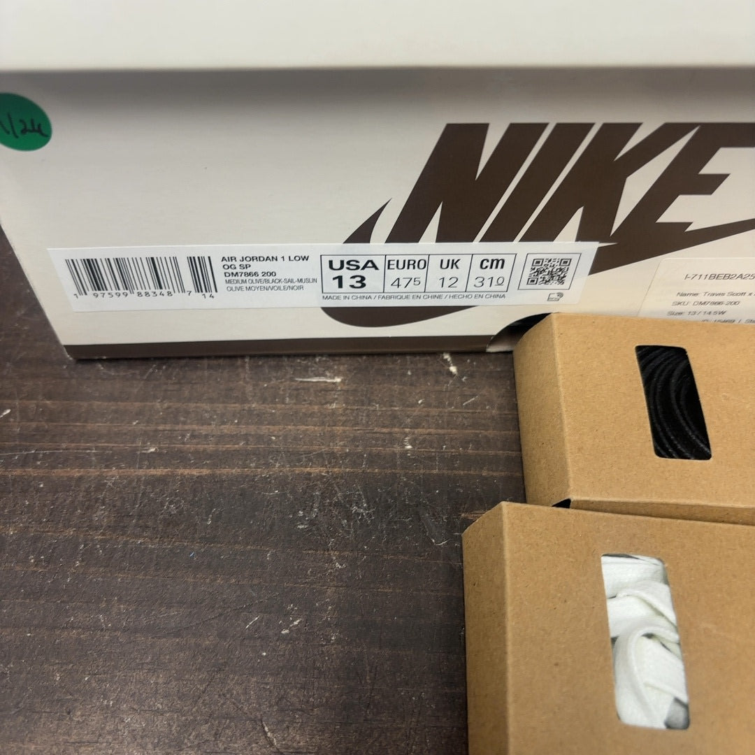 Jordan 1 Retro Low OG SP Travis Scott Medium Olive - Image 7