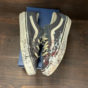 Vans Premium Old Skool 36 Paint Splatter Charcoal Grey - Image 2