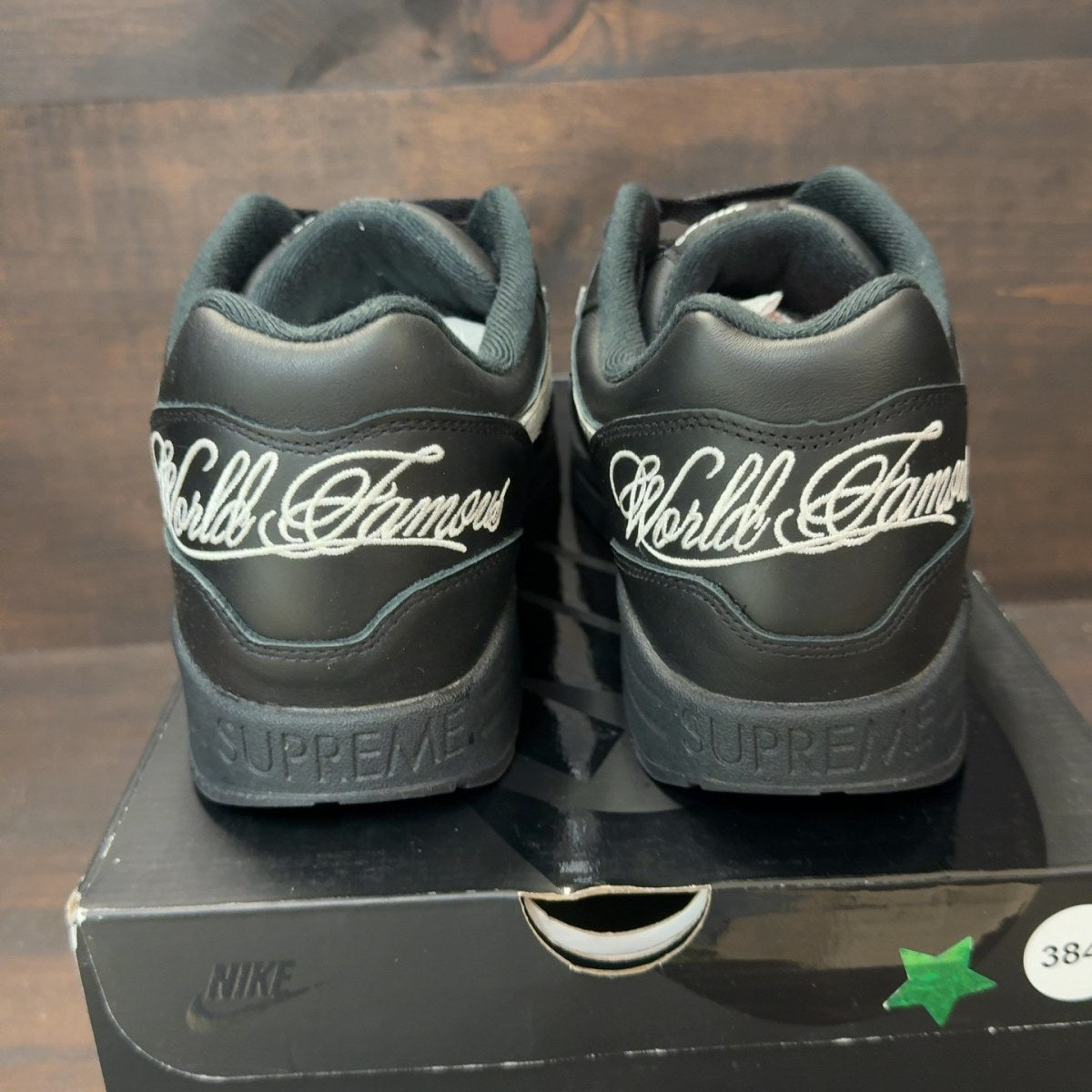 Nike Air Max 1 '87 SP Supreme Black White - Image 4