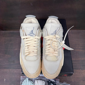 Jordan 4 Retro Off-White Sail (Women's) - Image 2