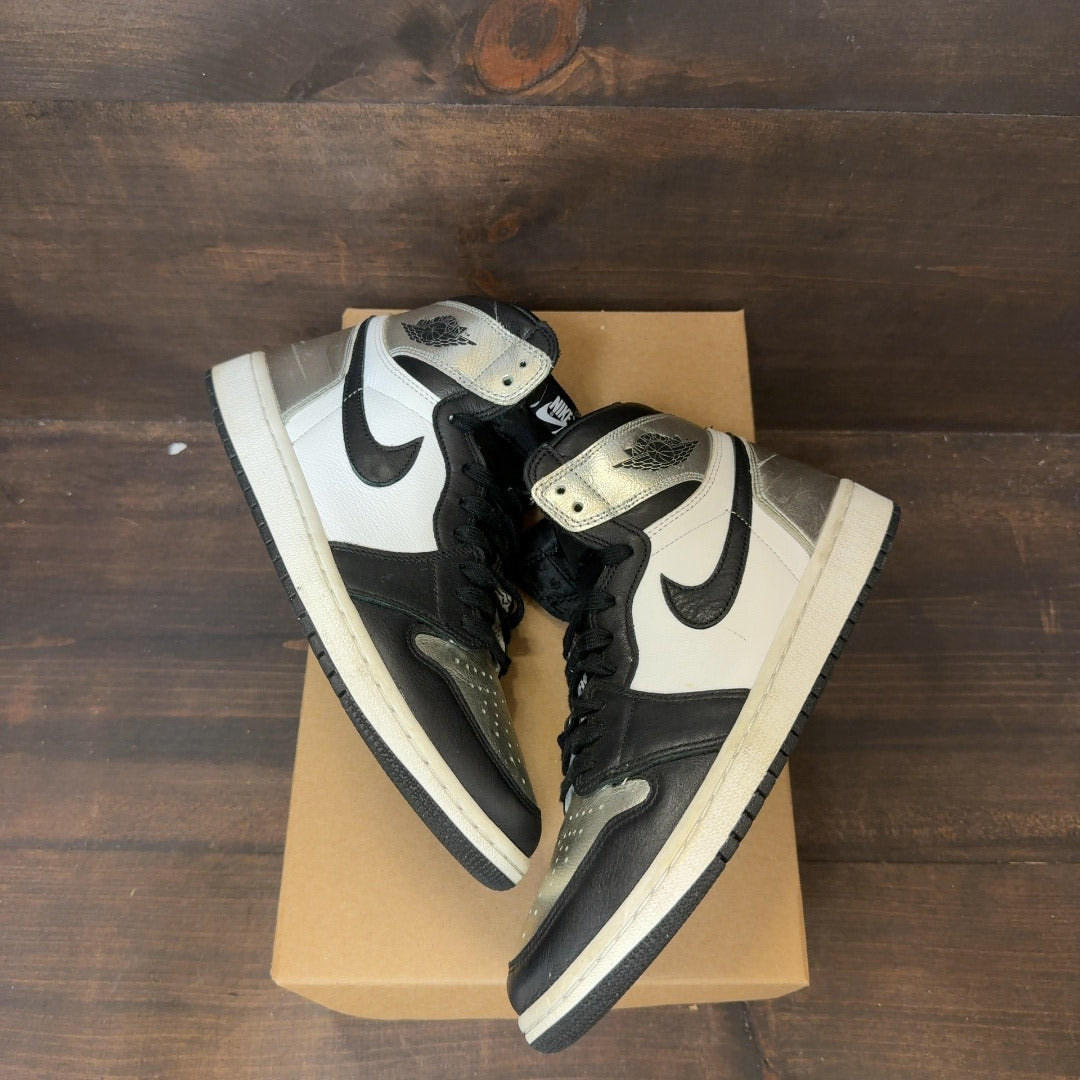 Jordan 1 Retro High Silver Toe (Women's) Size 10W (Pre-Owned) - Image 2
