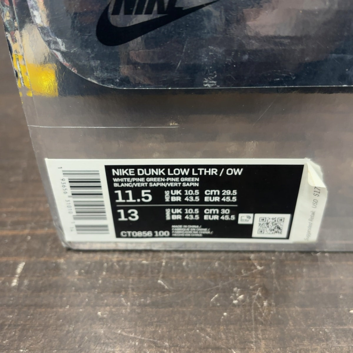 Nike Dunk Low Off-White Pine Green - Image 7