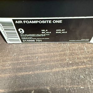 Nike Air Foamposite One Wu-Tang Optic Yellow Size 9 (Pre-Owned) - aux