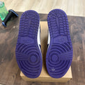 Jordan 1 Retro High Court Purple White Size 9 (Pre-Owned) - Image 5
