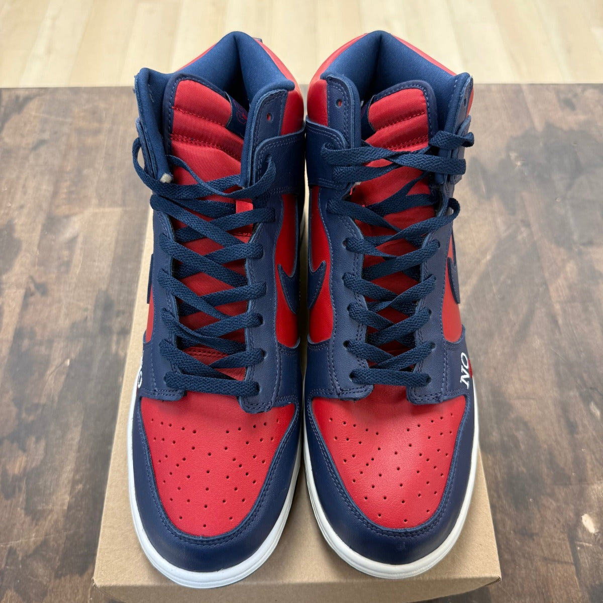 Nike SB Dunk High Supreme By Any Means Navy Size 11 (Pre-Owned) - Image 2