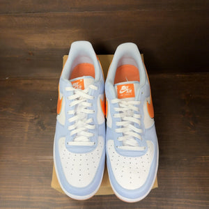Nike Air Force 1 Low '07 Hydrogen Blue Orange Frost Size 13 (Pre-Owned) - Image 3