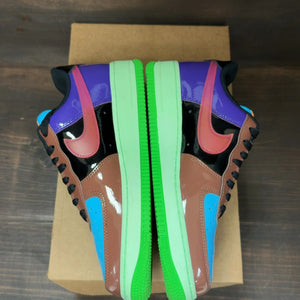 Nike Air Force 1 Low SP Undefeated Multi-Patent Wild Berry Size 8 (Pre-Owned) - Image 4
