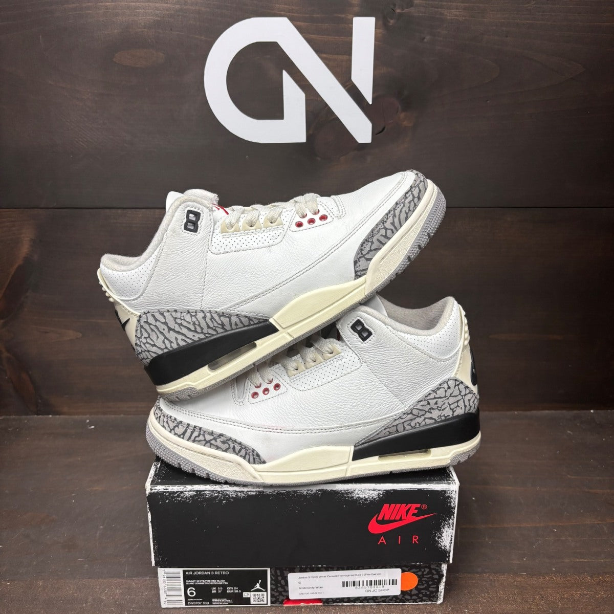 Jordan 3 Retro White Cement Reimagined - Image 1