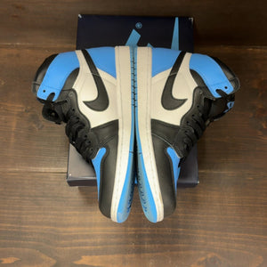 Jordan 1 Retro High OG UNC Toe Size 8 (Pre-Owned) - aux