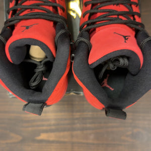 Jordan 12 Retro Reverse Flu Game (GS) Size 5.5Y (Pre-Owned) - aux