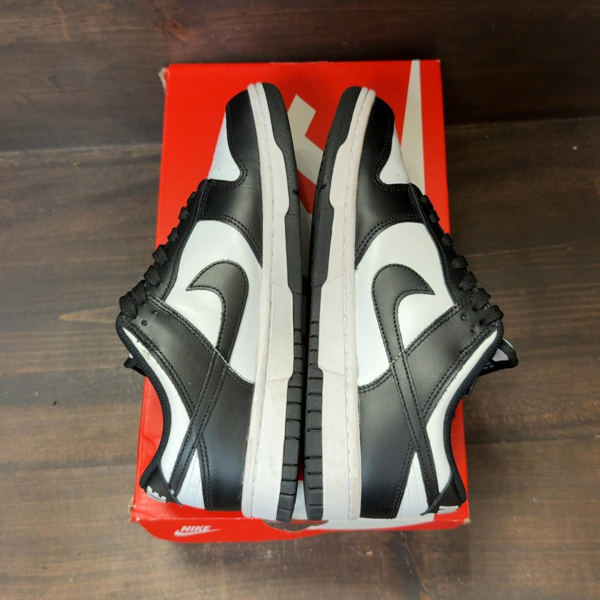 Nike Dunk Low Retro White Black Panda (Women's) Size 8W (Pre-Owned)