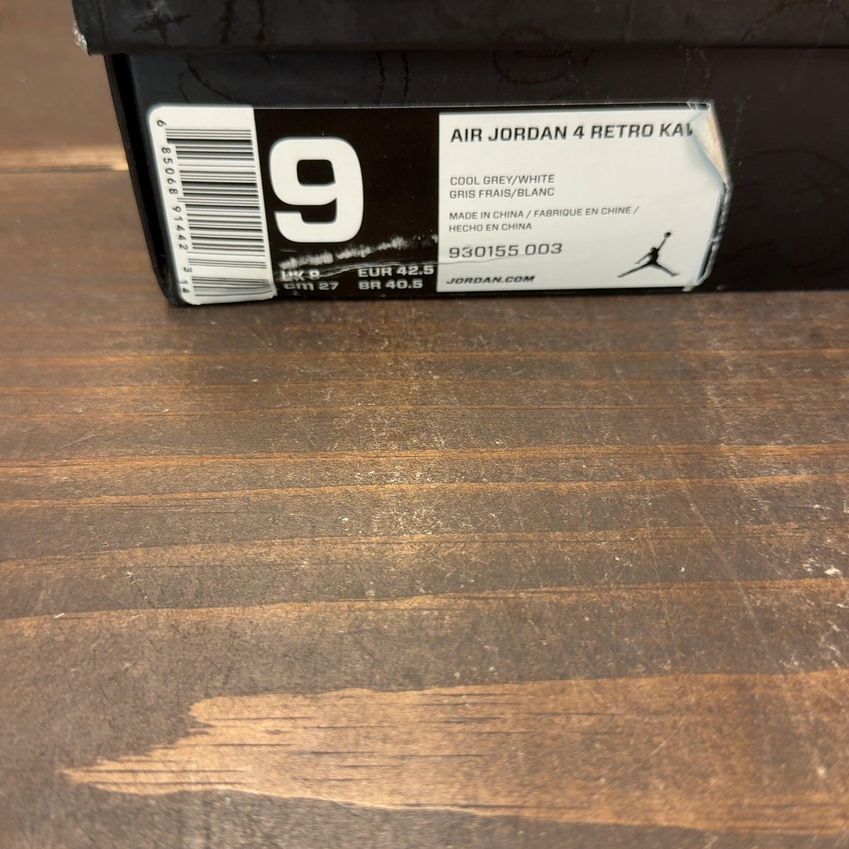 Jordan 4 Retro Kaws Size 9 (Pre-Owned) - aux