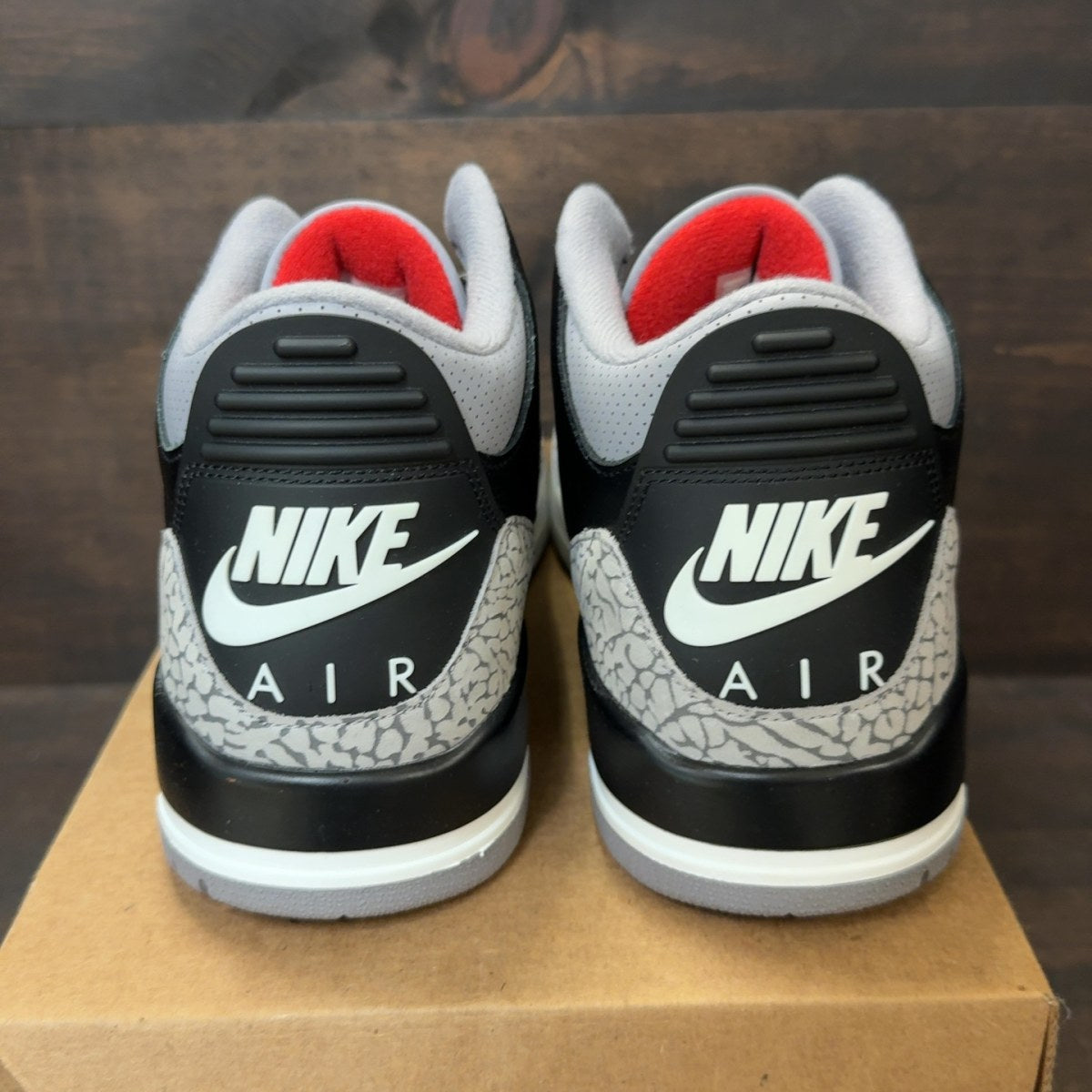 Jordan 3 Retro OG Black Cement (2024) Size 12.5 (Pre-Owned) - Image 9