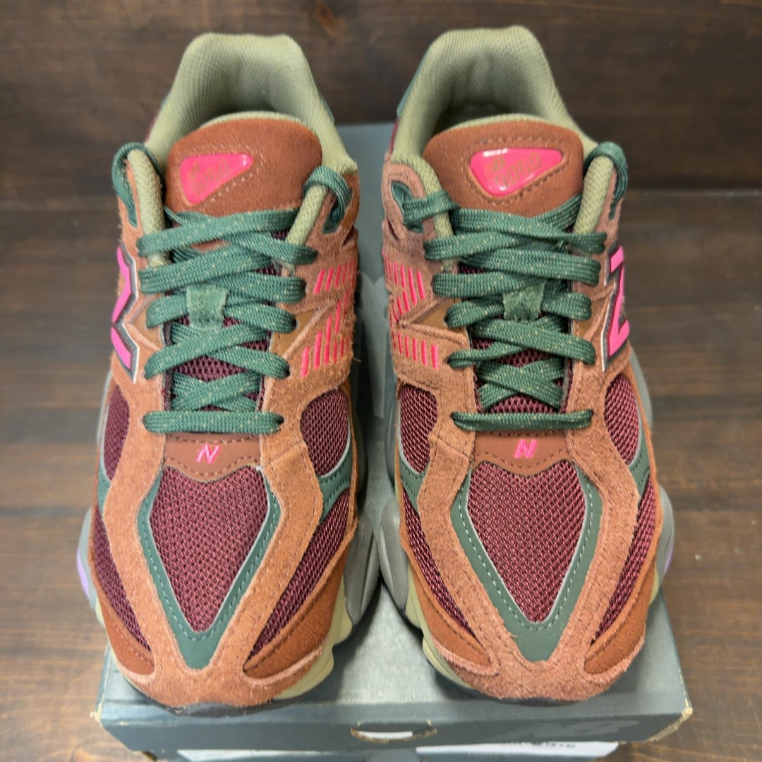 New Balance 9060 Rich Oak Burgundy - Image 3