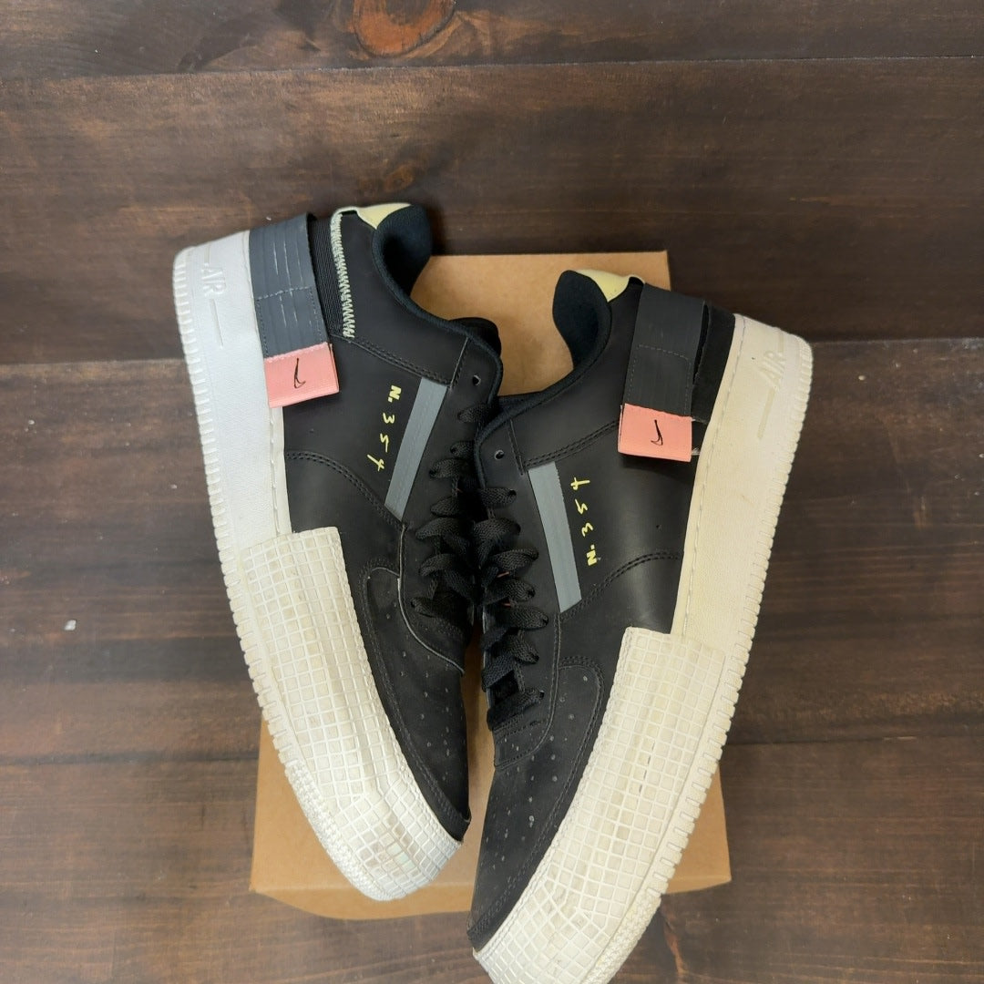 Nike Air Force 1 Type Black Size 15 (Pre-Owned) - Image 2