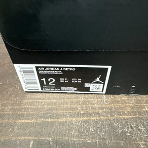 Jordan 4 Retro Toro Bravo (2026) Size 12 (Pre-Owned) - aux