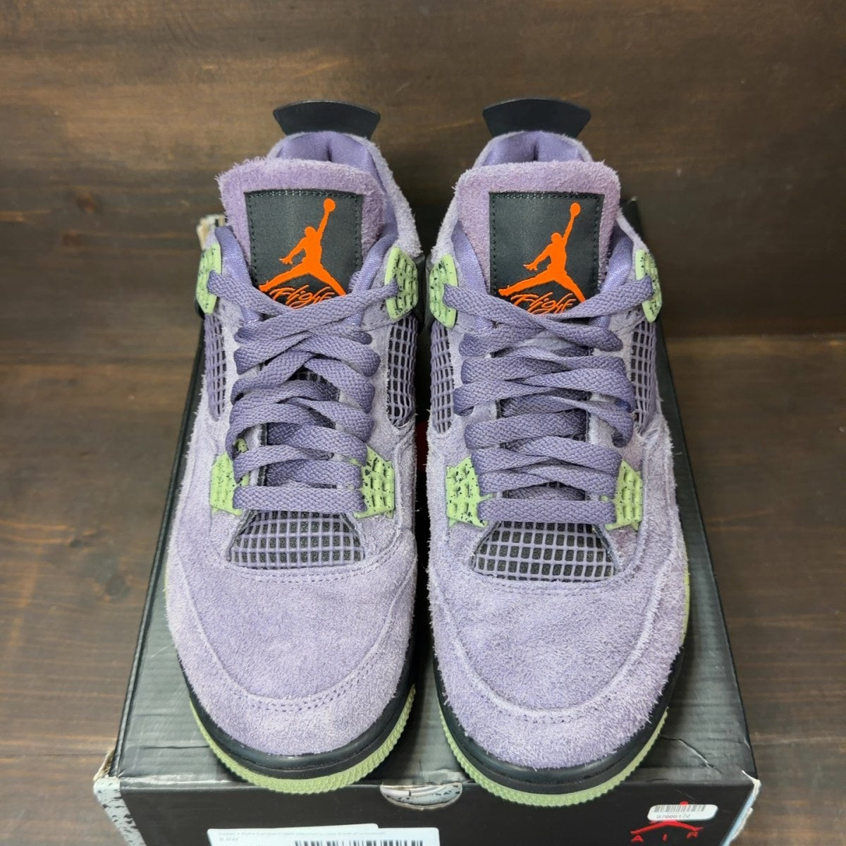 Jordan 4 Retro Canyon Purple (Women's) Size 8.5W (Pre-Owned) - tag