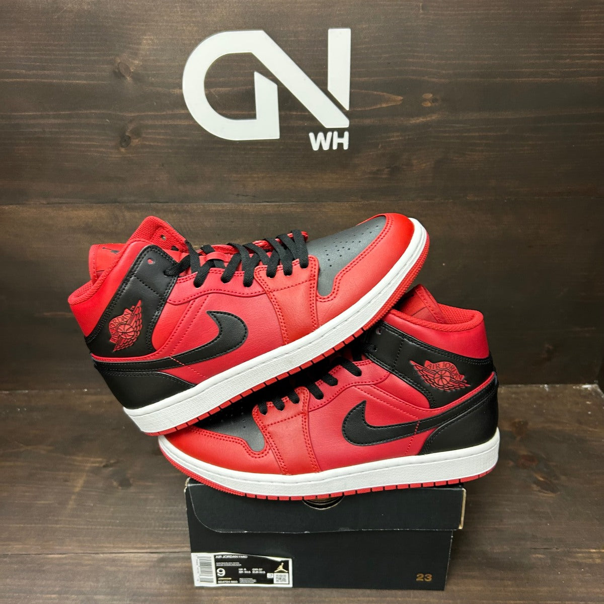 Jordan 1 Mid Reverse Bred (2021) - Image 1