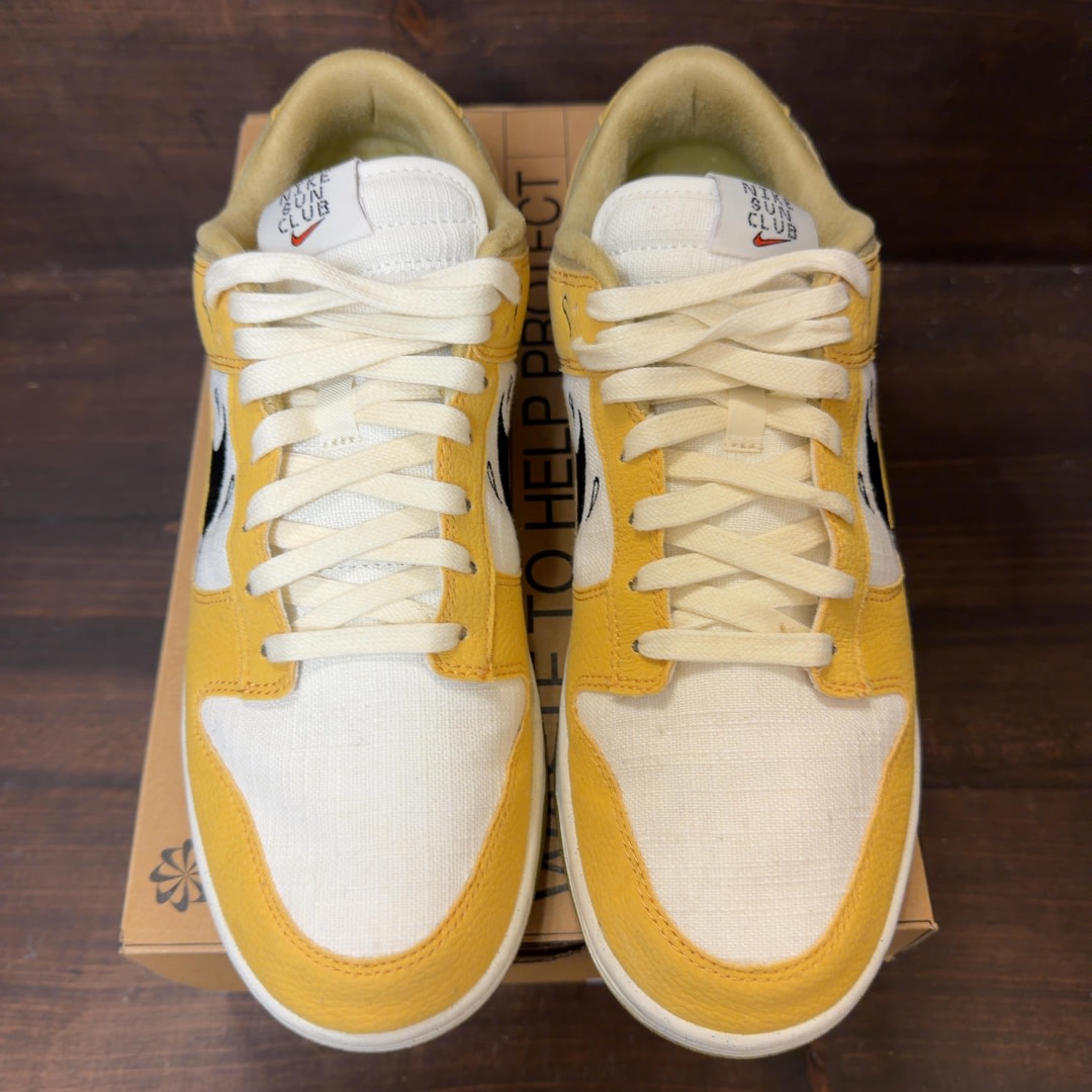 Nike Dunk Low Retro Sun Club Wheat Grass Orange - Image 3