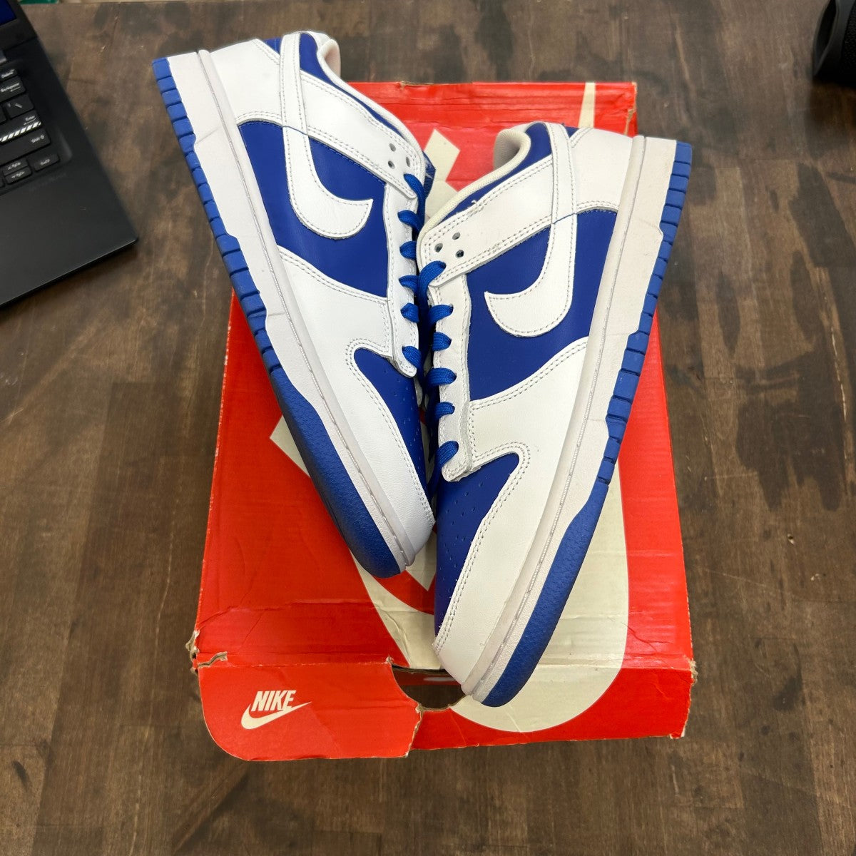 Nike Dunk Low Racer Blue White - Image 1