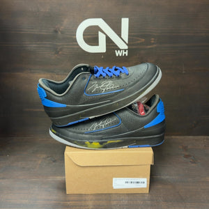 Jordan 2 Retro Low SP Off-White Black Blue Size 12.5 - Image 1