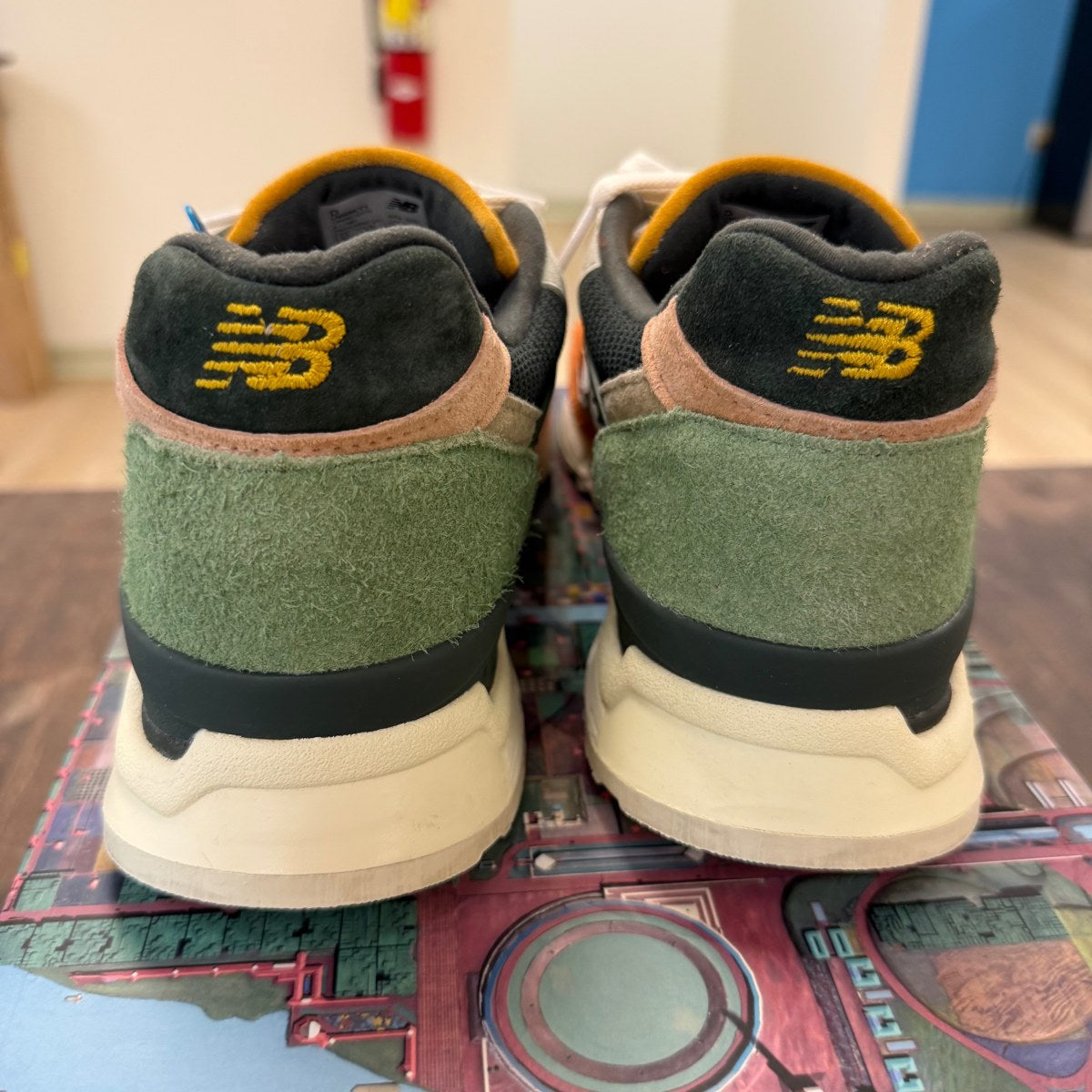 New Balance 998 Ronnie Fieg & Frank Lloyd Wright Foundation Broadacre City Aloe Wash - Image 3