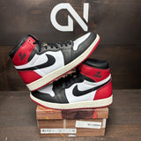 Jordan 1 Retro High OG Black Toe Reimagined Size 10 (Pre-Owned) - front