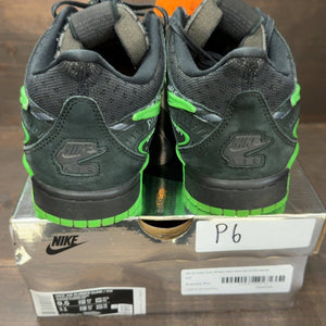 Nike Air Rubber Dunk Off-White Green Strike Size 9.5 (Pre-Owned) - aux