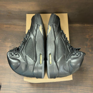 Jordan 5 Retro Premium Triple Black Size 9.5 (Pre-Owned) - Image 5