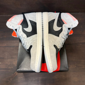 Jordan 1 Retro High Neutral Grey Hyper Crimson - Image 4
