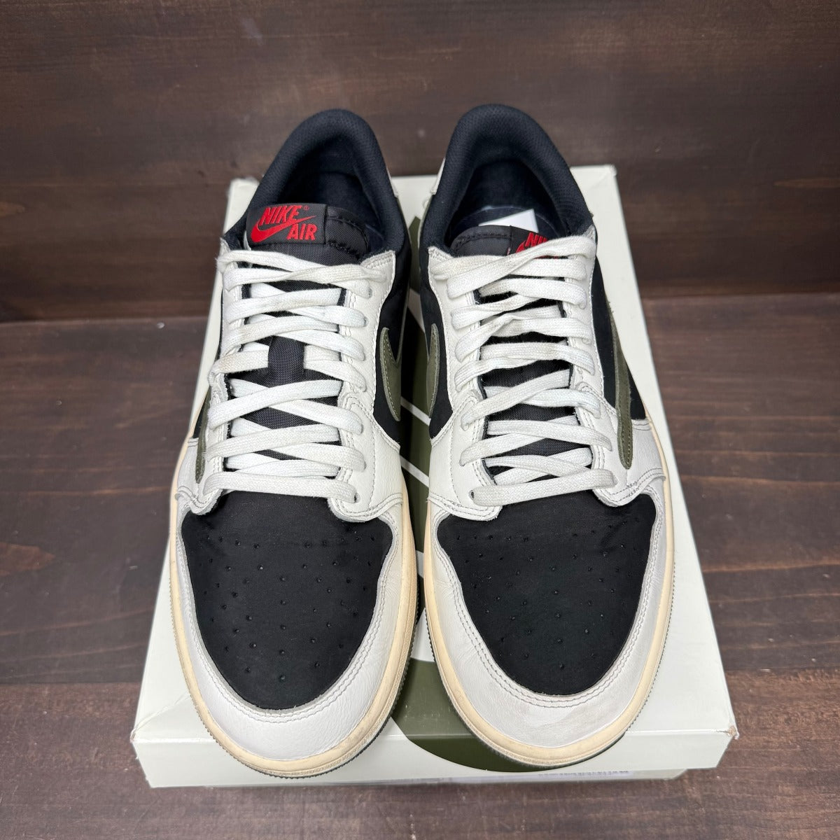 Jordan 1 Retro Low OG SP Travis Scott Olive (Women's) - Image 2